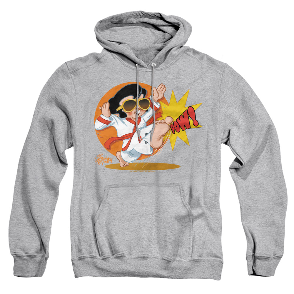 Elvis Presley Karate King Mens Hoodie Athletic Heather Officially Licensed
