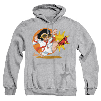 Elvis Presley Karate King Mens Hoodie Athletic Heather Officially Licensed