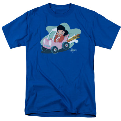 Elvis Presley Speedway Mens T Shirt Royal Blue