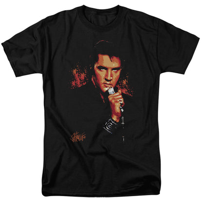 Elvis Presley Trouble Mens T Shirt Black