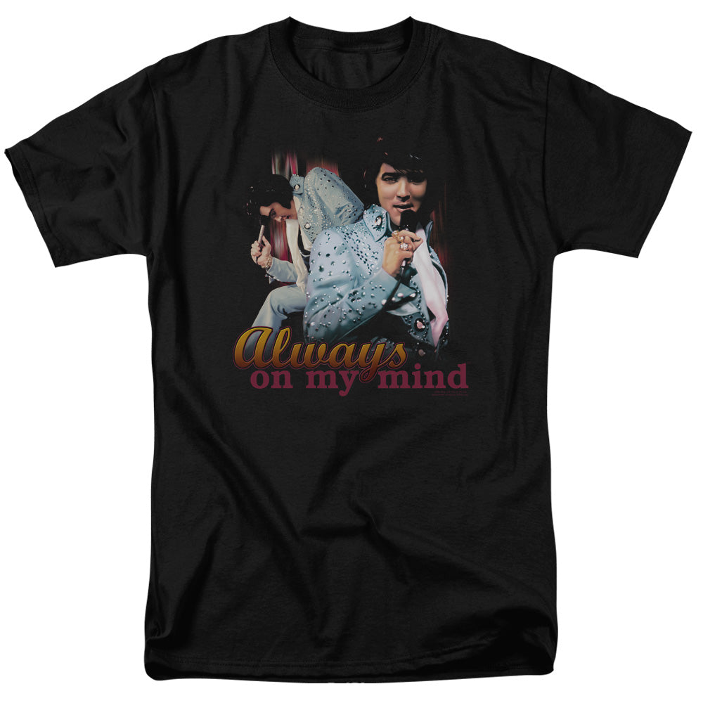 Elvis Presley Always On My Mind Mens T Shirt Black