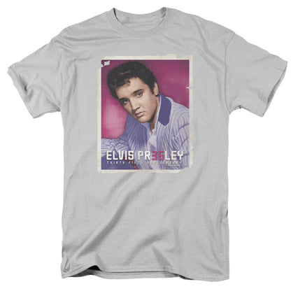 Elvis Presley 35 Jacket Mens T Shirt Silver