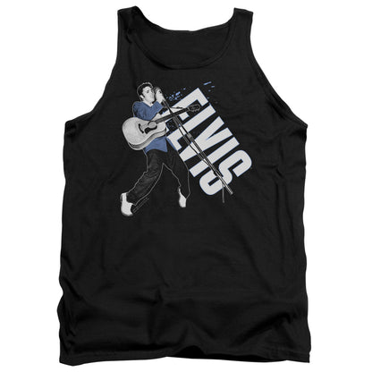 Elvis Presley On His Toes Mens Tank Top Shirt Black