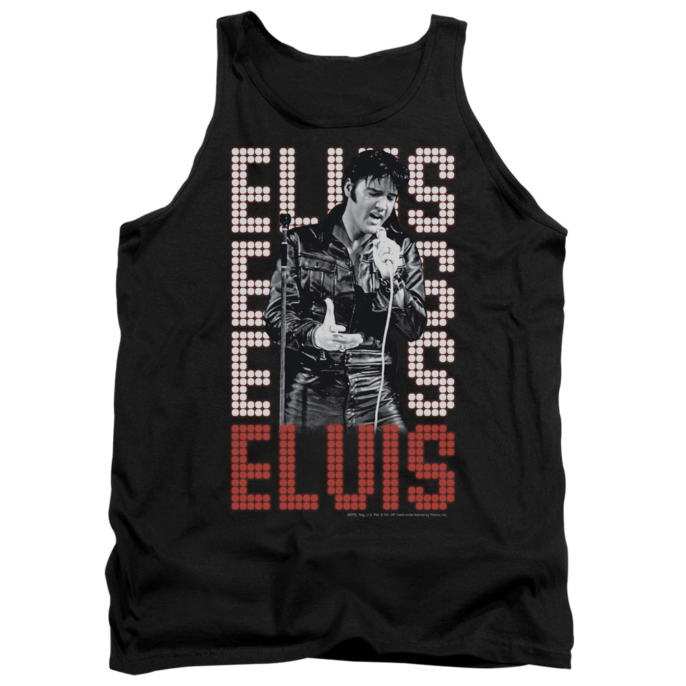 Elvis Presley 1968 Mens Tank Top Shirt Black