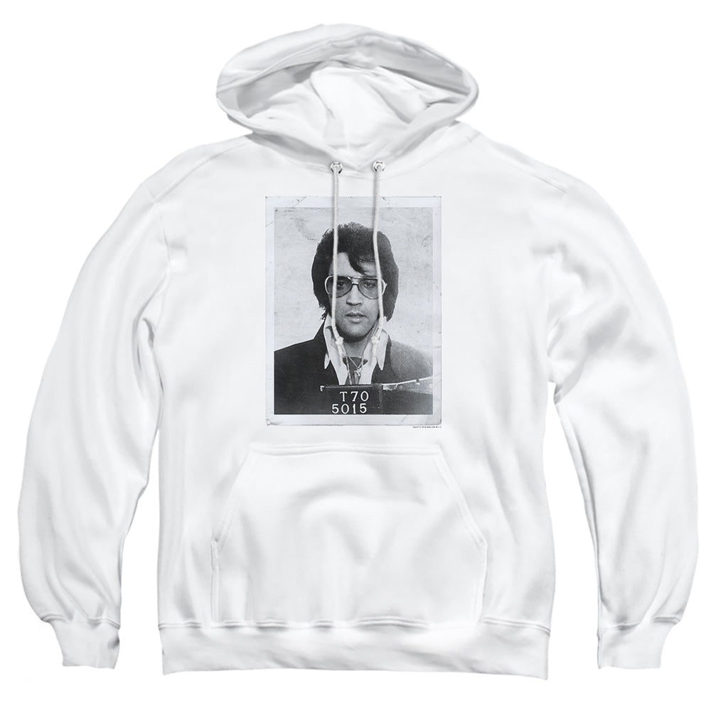 Elvis Presley Framed Mens Hoodie White Officially Licensed