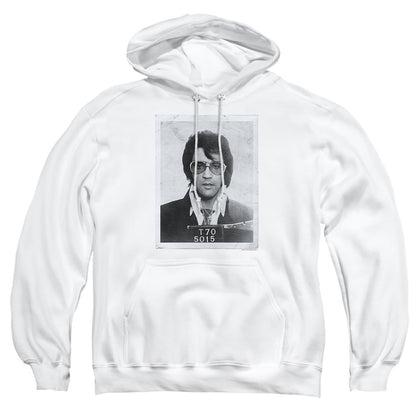 Elvis Presley Framed Mens Hoodie White Officially Licensed