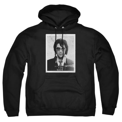 Elvis Presley Framed Mens Hoodie Black Officially Licensed