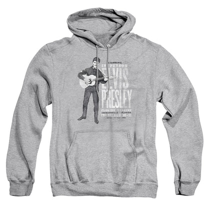 Elvis Presley In Person Mens Hoodie Athletic Heather Officially Licensed