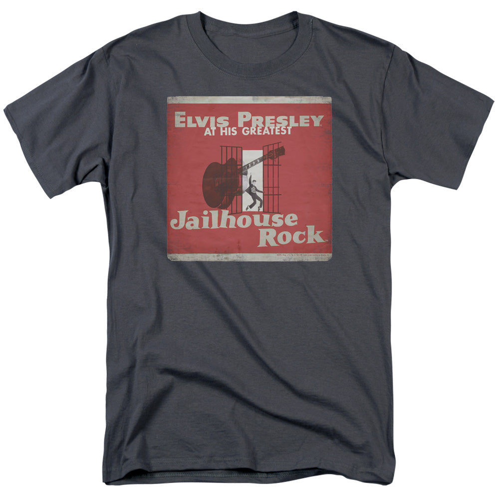 Elvis Presley Greatest Mens T Shirt Charcoal
