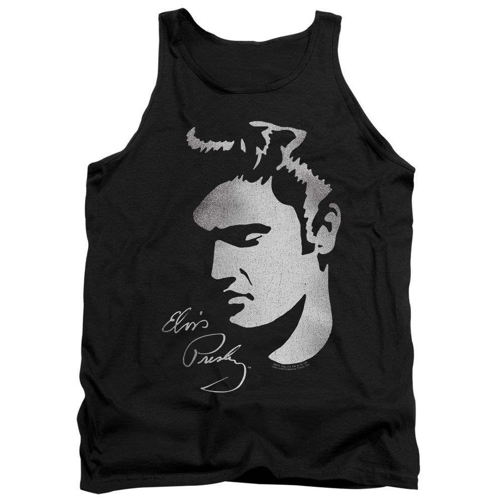 Elvis Presley Simple Face Mens Tank Top Shirt Black