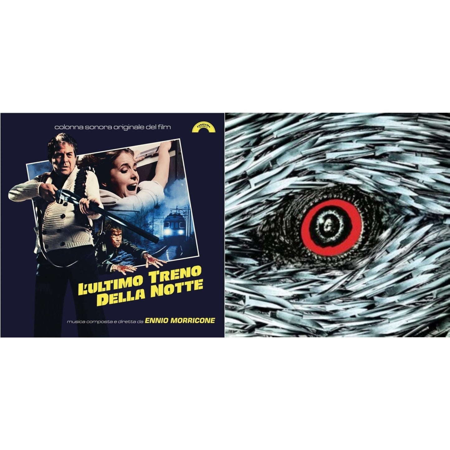 Ennio Morricone - L’Ultimo Treno Della Notte (Yellow LP Vinyl) & Bird With The Crystal Plumage (140G/Crystal Clear LP Vinyl)