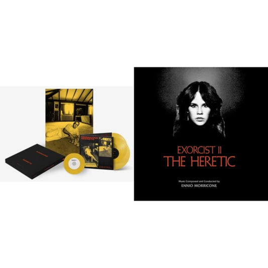 Ennio Morricone - Morricone Segreto (Yellow Vinyl/2LP/7Inch Single Collector's Edition) & Exorcist Ii: The Heretic (Blood Red With Black Splatter LP Vinyl) (Ams Exclusive)