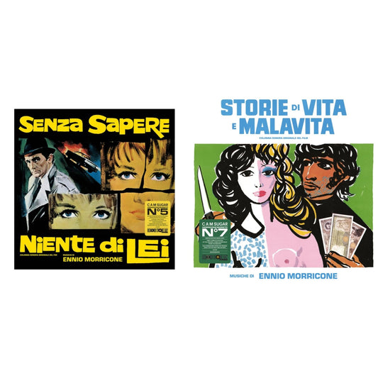 Ennio Morricone - Senza Sapere Niente Di Lei (Yellow LP Vinyl) & Storie Di Vita E Malavita (Colonna Sonora Originale Del Film)