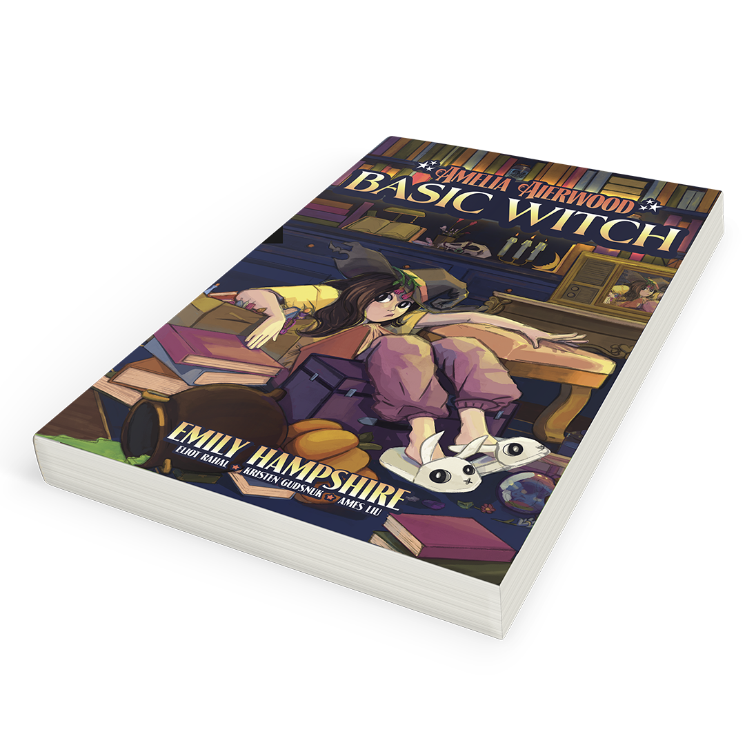 Emily Hampshire Amelia Aierwood, Basic Witch Hardcover Book