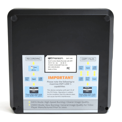 Emerson Multi Function Media Recorder