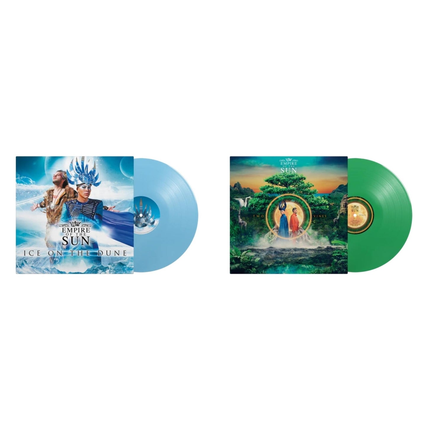 Empire Of The Sun - Ice On The Dune (Light Blue LP Vinyl) & Two Vines (Transparent Green LP Vinyl)
