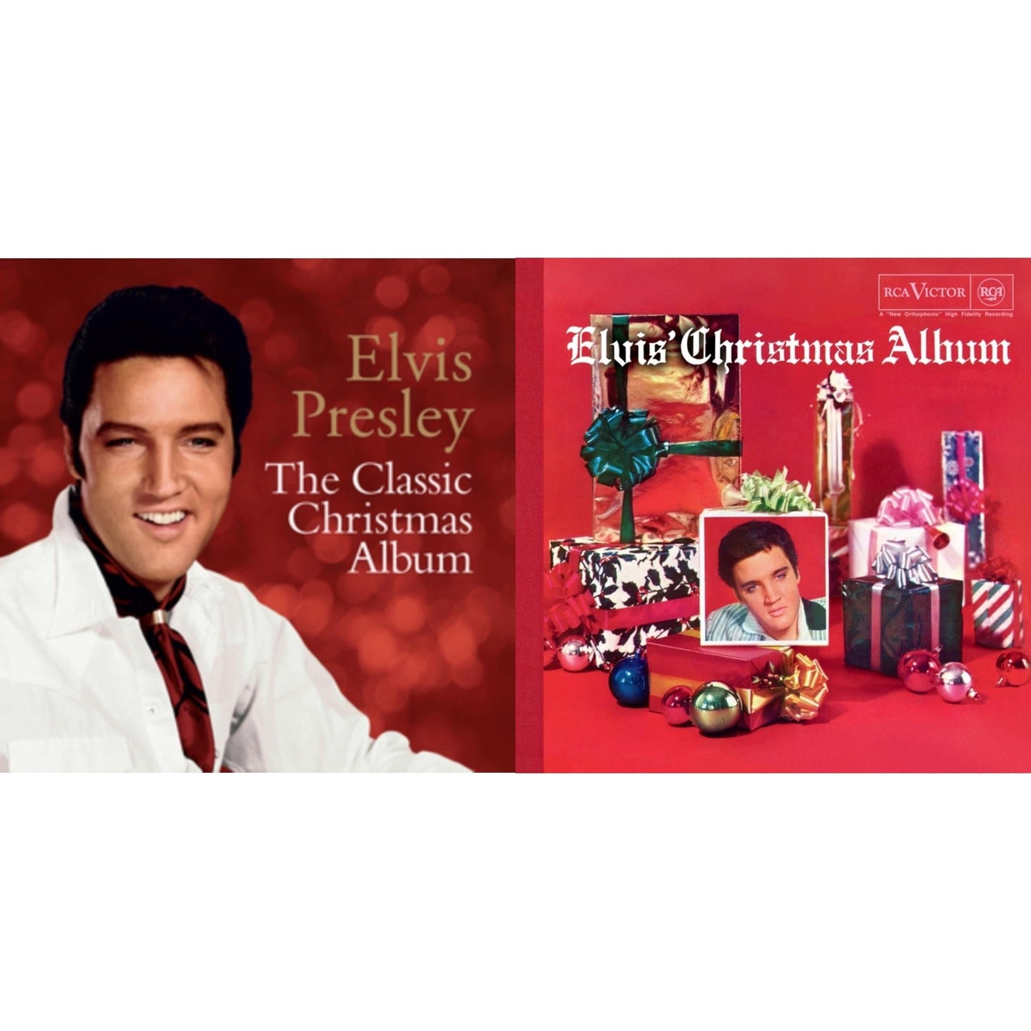 Elvis Presley - Classic Christmas Album & Elvis' Christmas Album - LP Vinyl Bundle