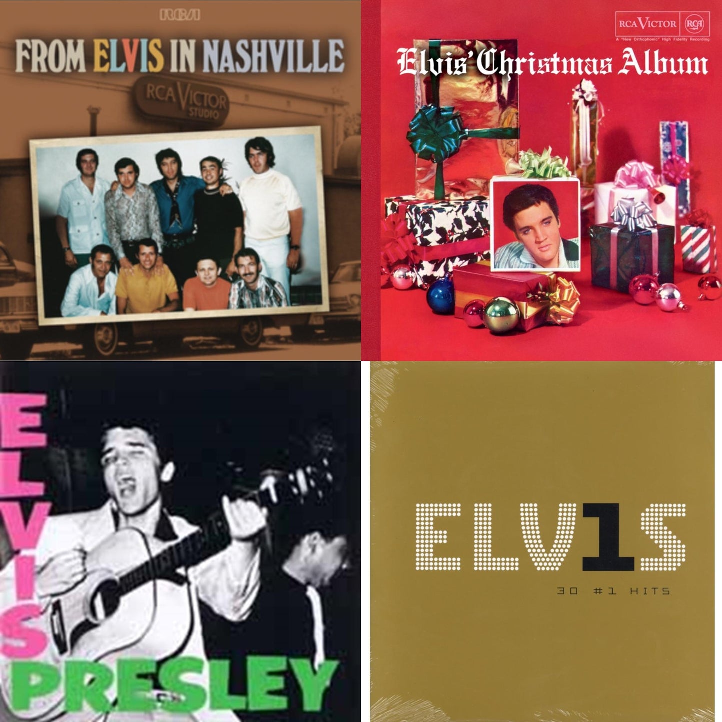 Elvis Presley - From Elvis In Nashville (2LP) & Elvis' Christmas Album & Elvis Presley & Elvis 30 #1 Hits (2LP/180G)