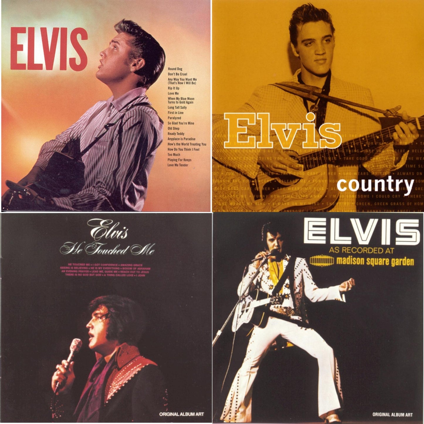 Elvis Presley - Elvis & Elvis Country & He Touched Me & Elvis As Recorded At Madison Square Garden - CD Bundle