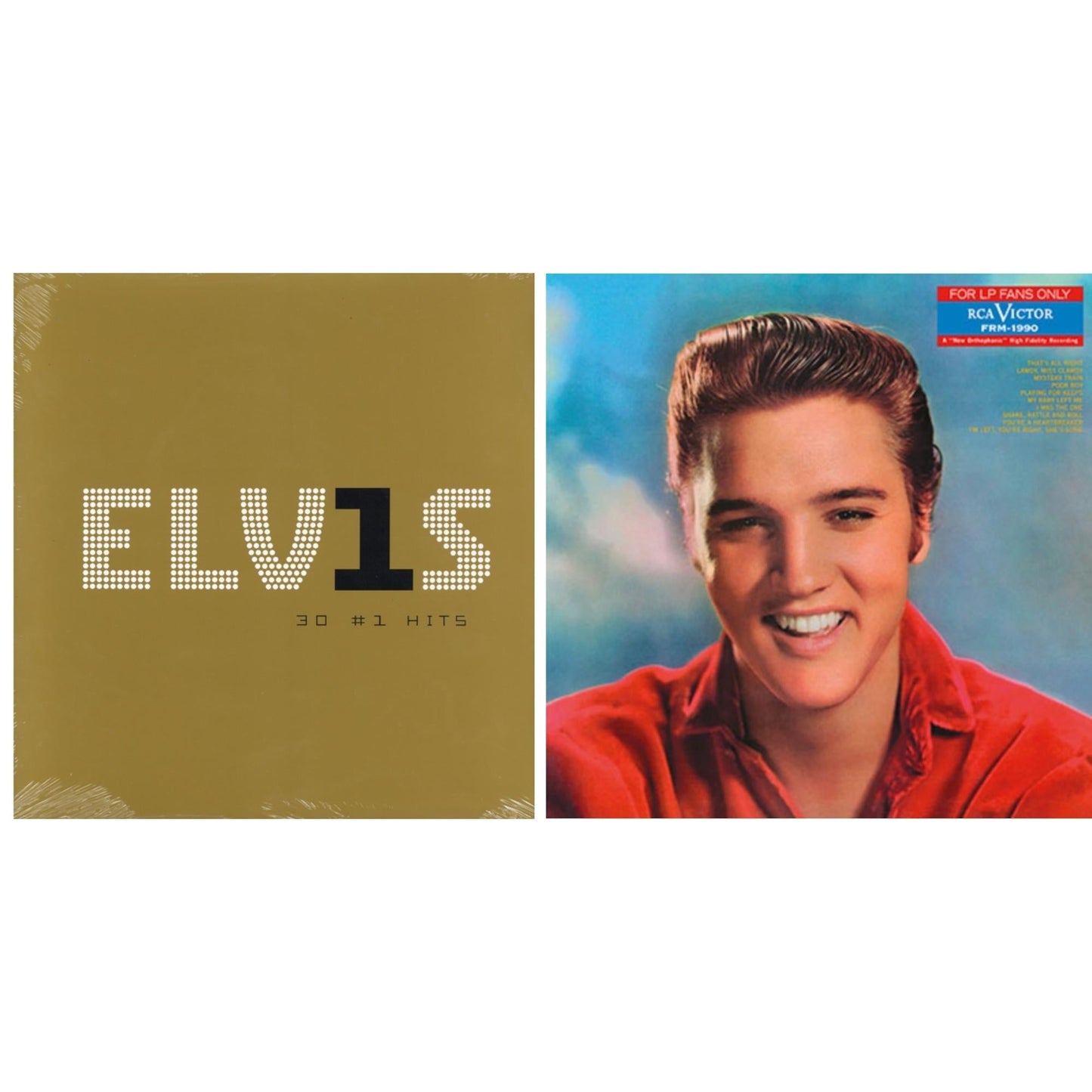 Elvis Presley - For LP Fans Only (Translucent Blue Vinyl/180G) & Elvis 30 #1 Hits (2LP/180G)