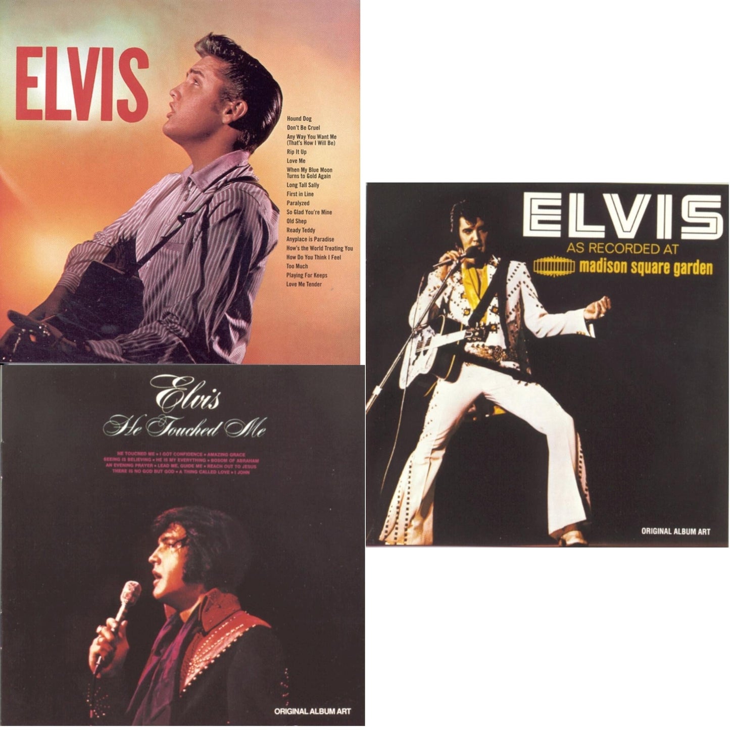 Elvis Presley - Elvis & He Touched Me & Elvis As Recorded At Madison Square Garden - CD Bundle
