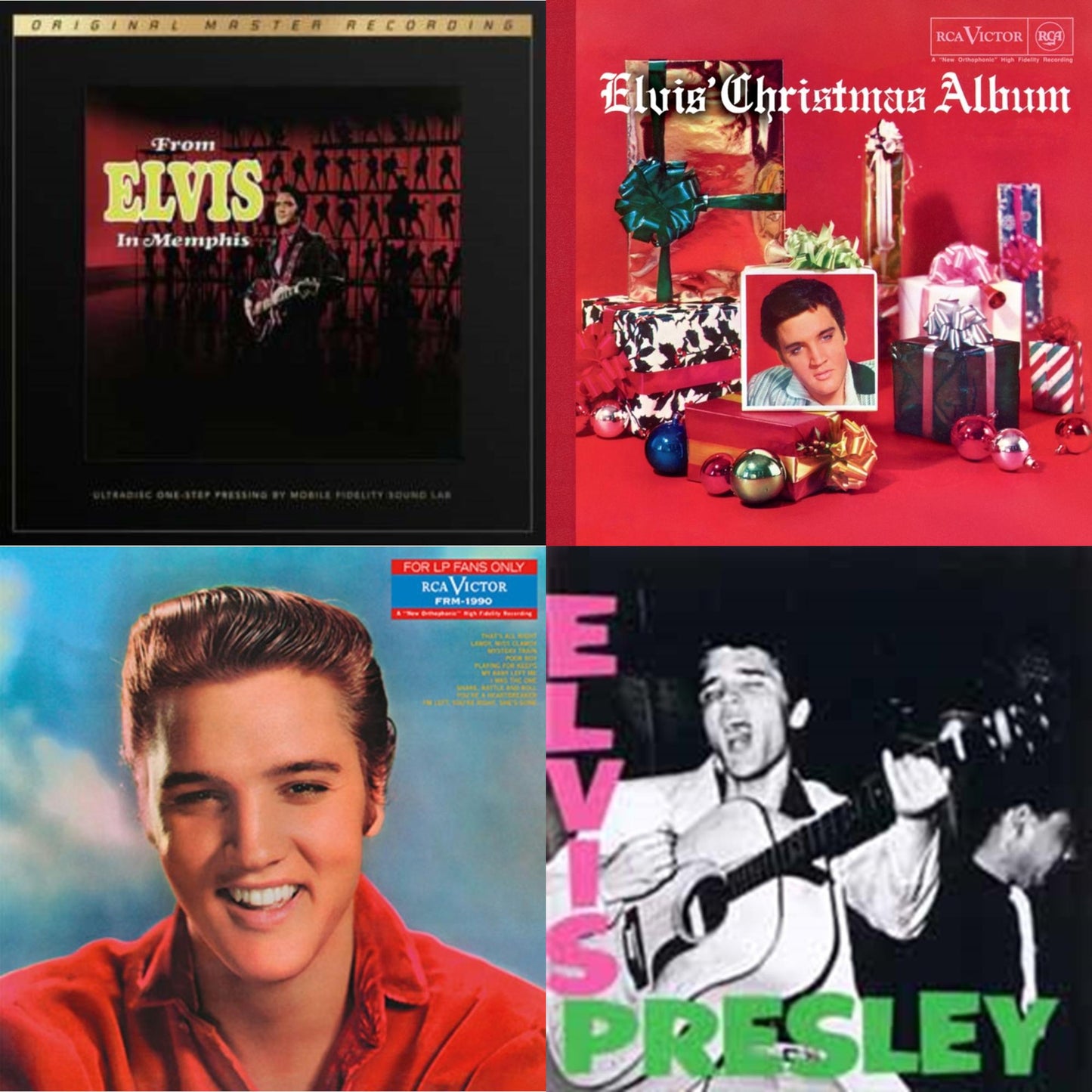 Elvis Presley - Elvis' Christmas Album & From Elvis In Memphis (2LP/180G/45RPM Supervinyl Ultradisc One-Step/Original Masters/Limited) & For LP Fans Only (Translucent Blue Vinyl/180G) & Elvis Presley