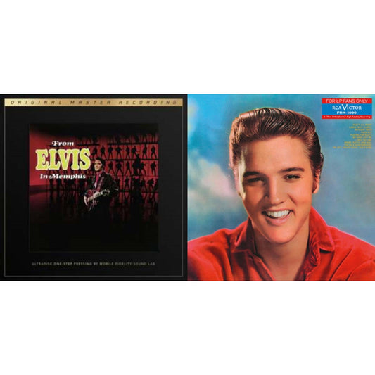 Elvis Presley - From Elvis In Memphis (2LP/180G/45RPM Supervinyl Ultradisc One-Step/Original Masters/Limited) & For LP Fans Only (Translucent Blue Vinyl/180G)
