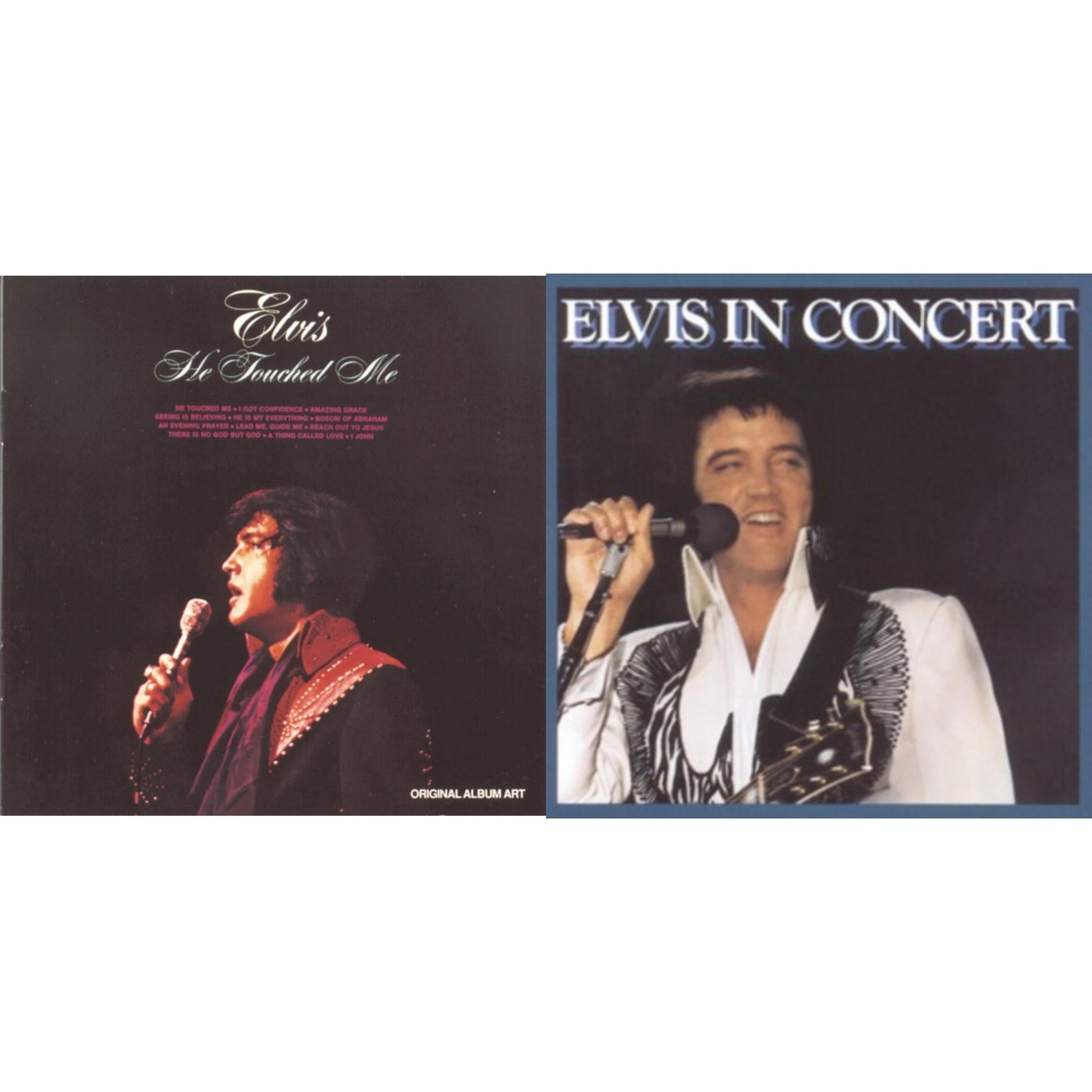 Elvis Presley - Elvis In Concert & He Touched Me - CD Bundle