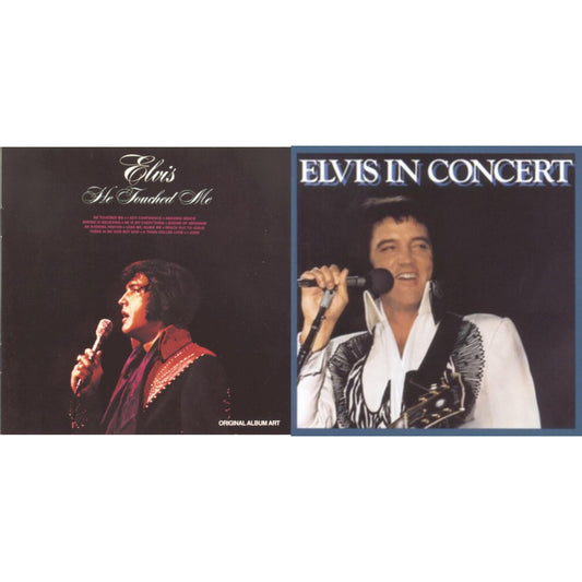 Elvis Presley - Elvis In Concert & He Touched Me - CD Bundle