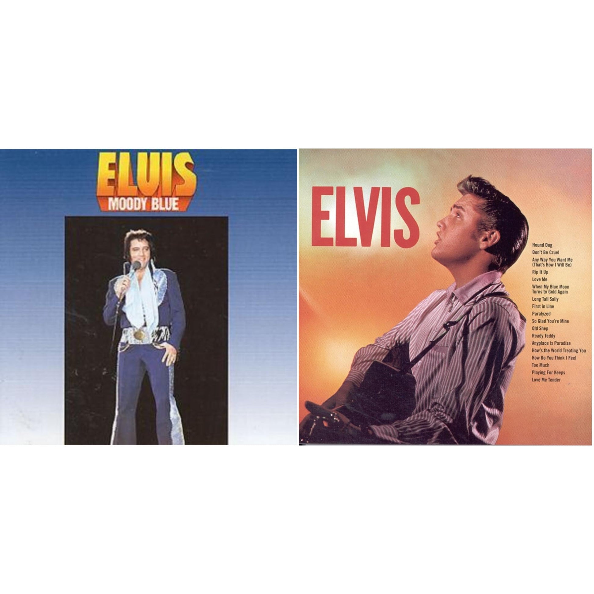 Elvis Presley - Moody Blue & Elvis - CD Bundle