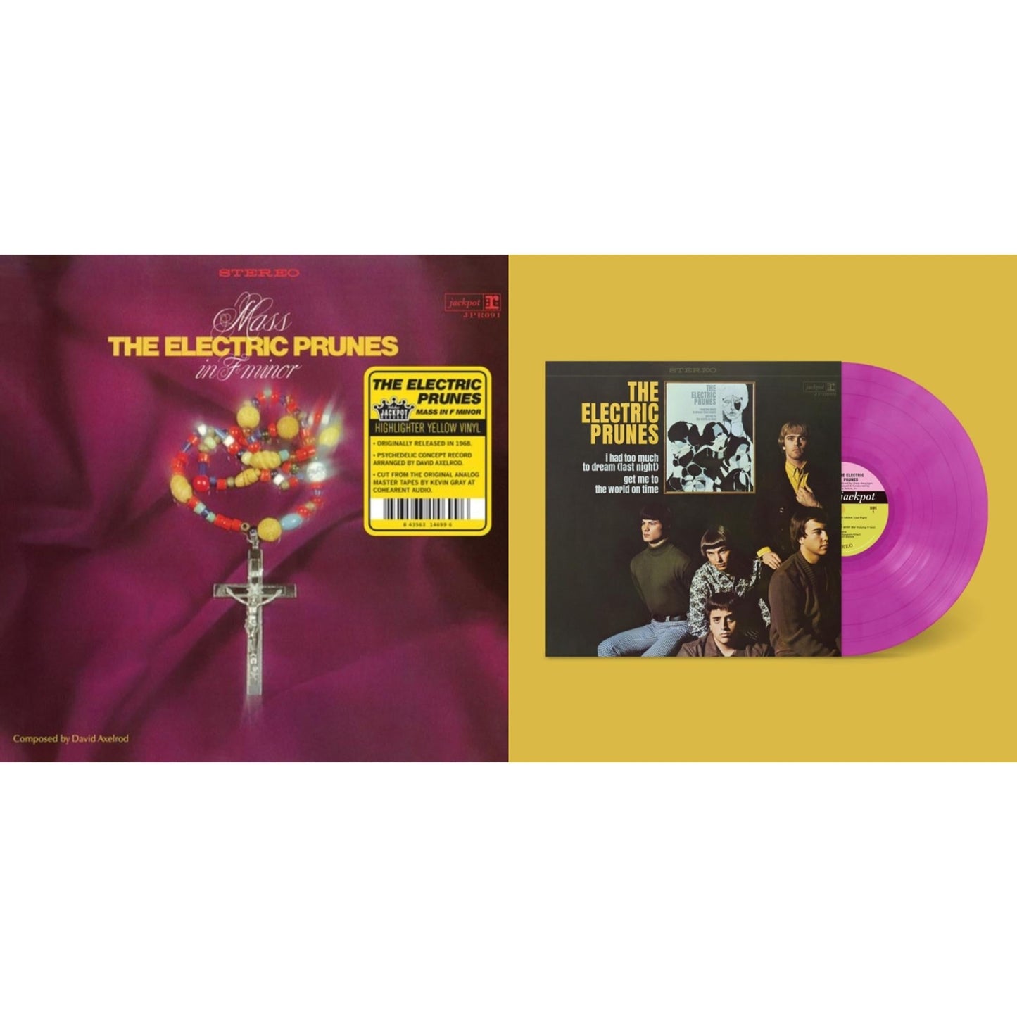 Electric Prunes - Mass In F Minor (Highlighter Yellow LP Vinyl) & Electric Prunes (Purple LP Vinyl) (Ams Exclusive)