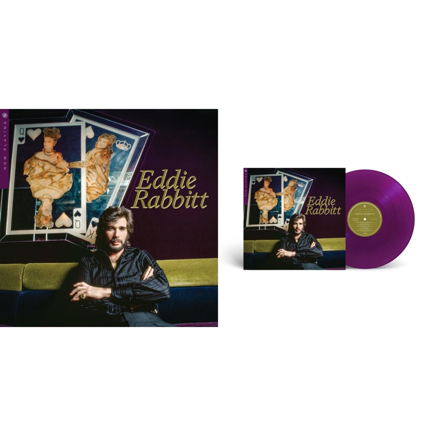 Eddie Rabbitt - Now Playing & Now Playing (Grape LP Vinyl)