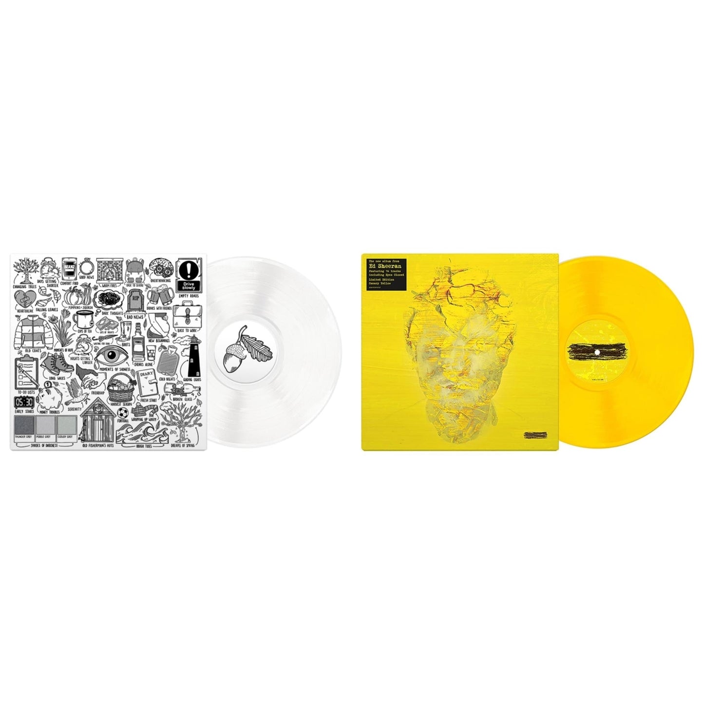 Ed Sheeran - Autumn Variations (White LP Vinyl) & - (Subtract) (Yellow LP Vinyl)