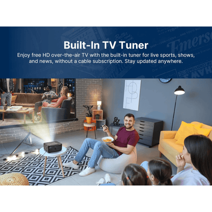 Emerson 120" Home Theater LCD Projector with Built-In TV Tuner and DVD Player