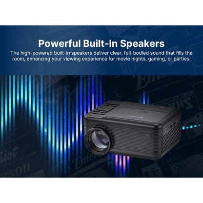 Emerson 120" Home Theater LCD Projector with Built-In TV Tuner and DVD Player