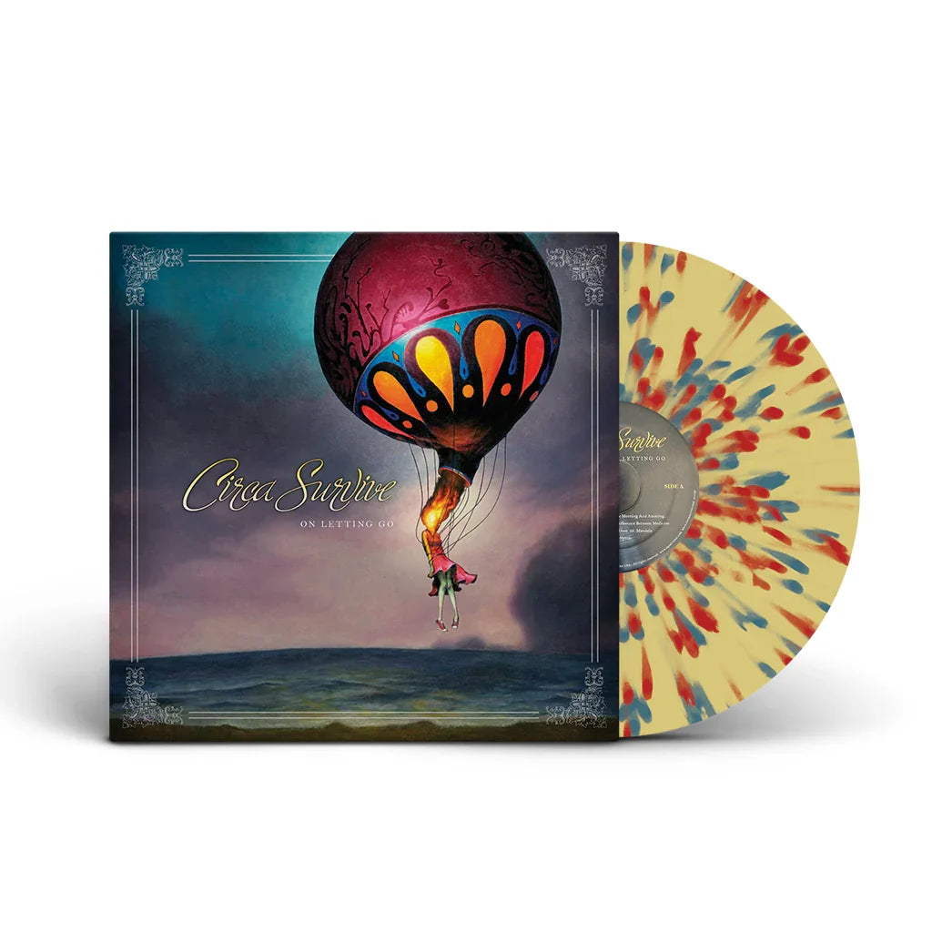 Circa Survive - On Letting Go (Limited Edition Custard With Blue And Red Splatter Colored Vinyl) Vinyl Record
