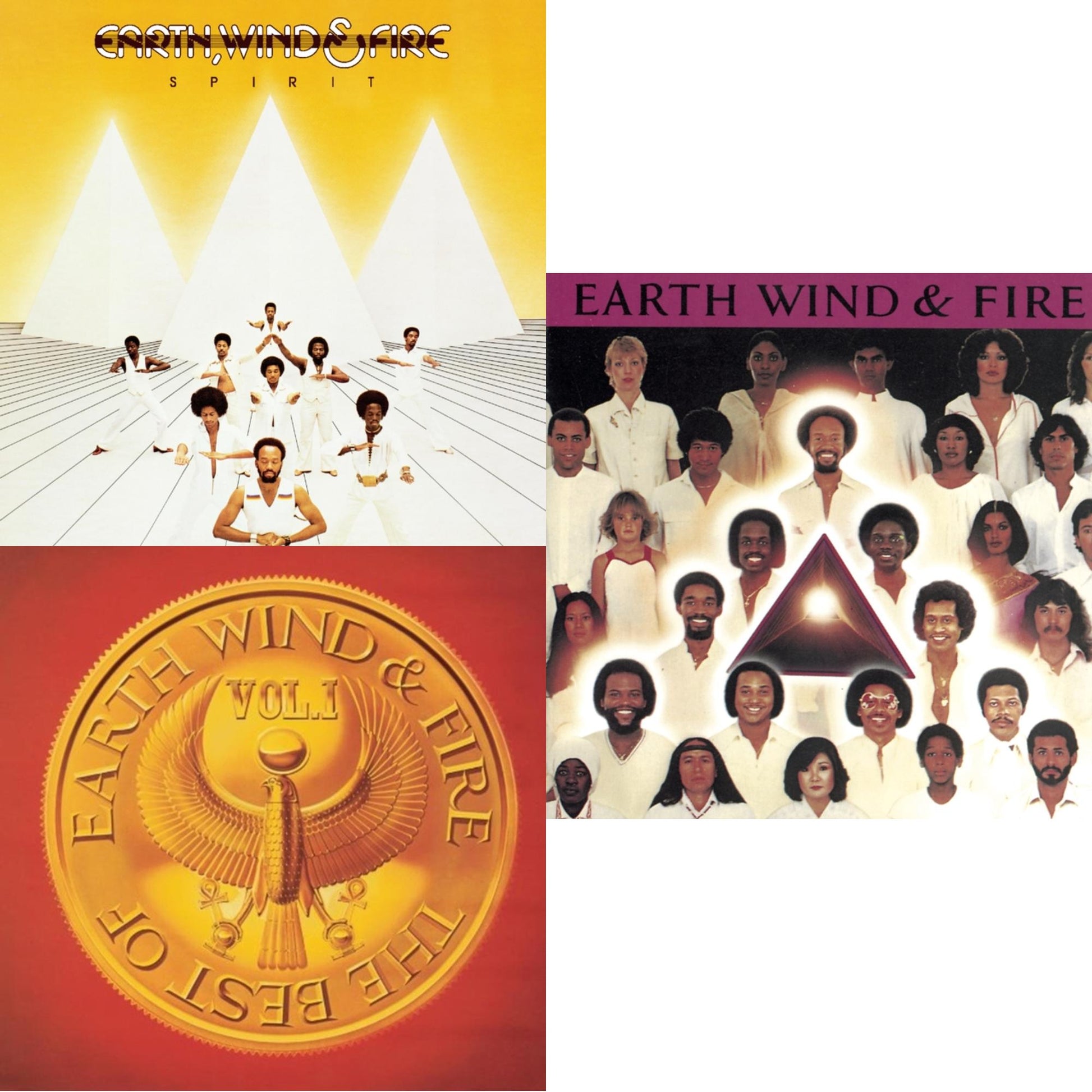Earth Wind & Fire - Best Of Vol.1 & Faces & Spirit - CD Bundle
