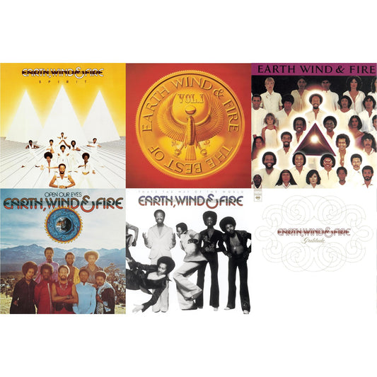 Earth Wind & Fire - Best Of Vol.1 & That's The Way Of The World & Faces & Open Our Eyes & Spirit & Gratitude - CD Bundle