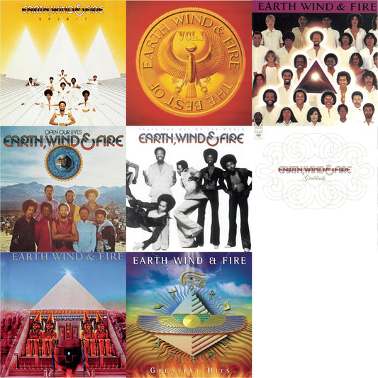 Earth Wind & Fire - Best Of Vol.1 & Greatest Hits & That's The Way Of The World & Faces & Open Our Eyes & Spirit & All N All & Gratitude - CD Bundle