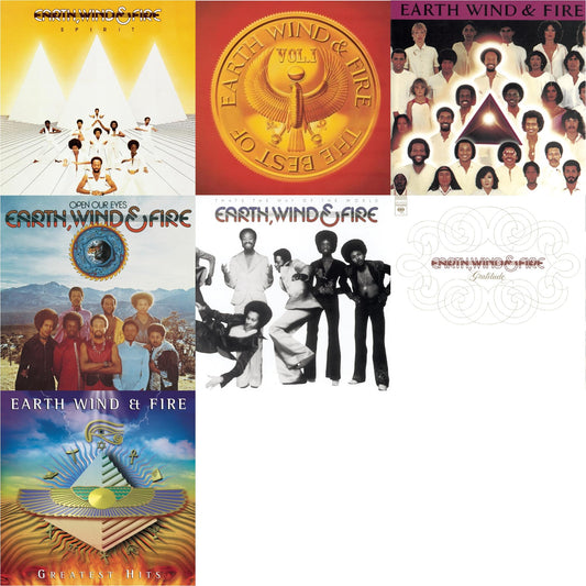Earth Wind & Fire - Best Of Vol.1 & Greatest Hits & That's The Way Of The World & Faces & Open Our Eyes & Spirit & Gratitude - CD Bundle