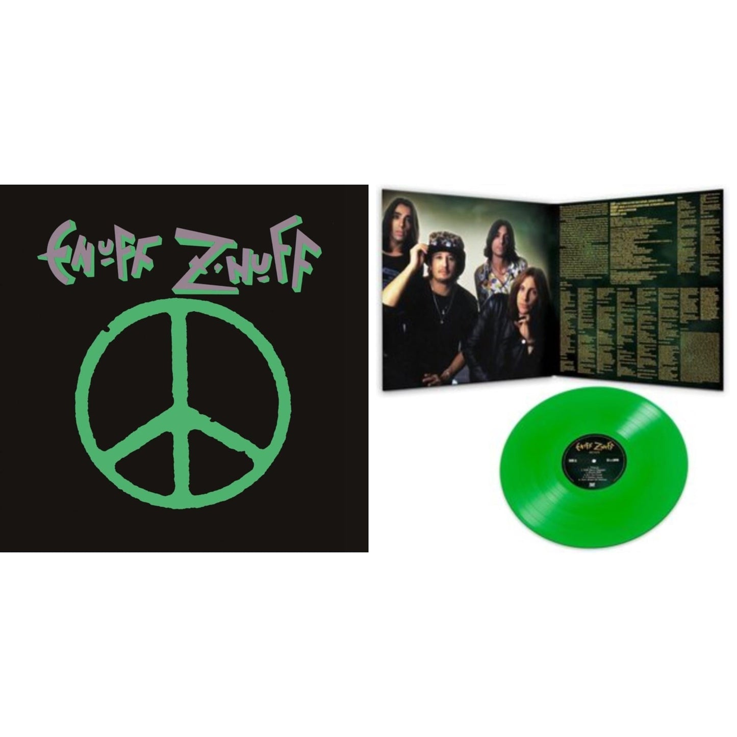 Enuff Z'nuff - Enuff Z'nuff (180G/Green LP Vinyl/Limited Edition) & Seven (Green LP Vinyl/Reissue)