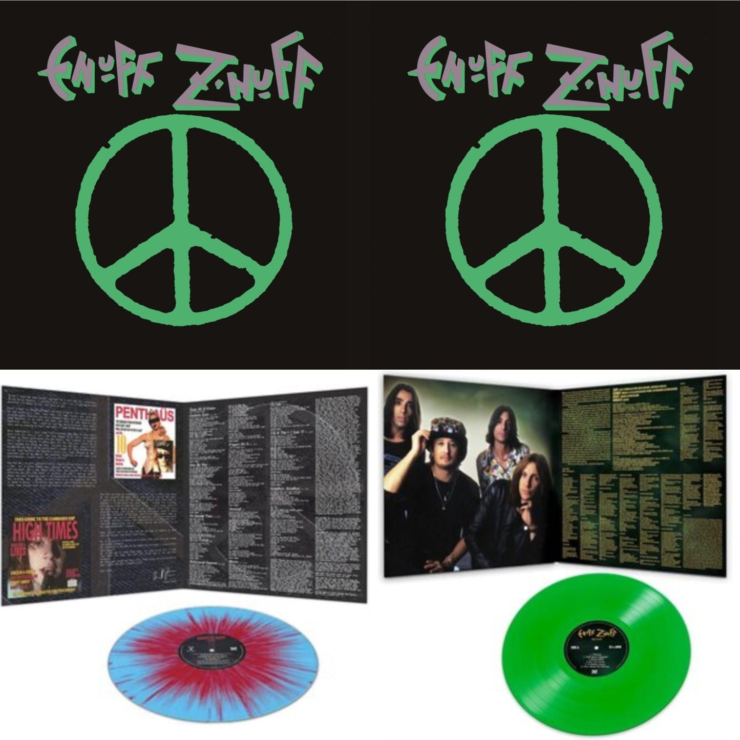Enuff Z'nuff - Enuff Z'nuff (180G/Purple LP Vinyl/Limited Edition) & Enuff Z'nuff (180G/Green LP Vinyl/Limited Edition) & 1985 (Blue & Red Starburst LP Vinyl) & Seven (Green LP Vinyl/Reissue)