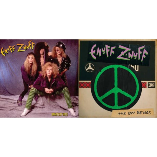 Enuff Z'nuff - Greatest Hits (Purple Splatter LP Vinyl) & 1987 Demos (Pink LP Vinyl)