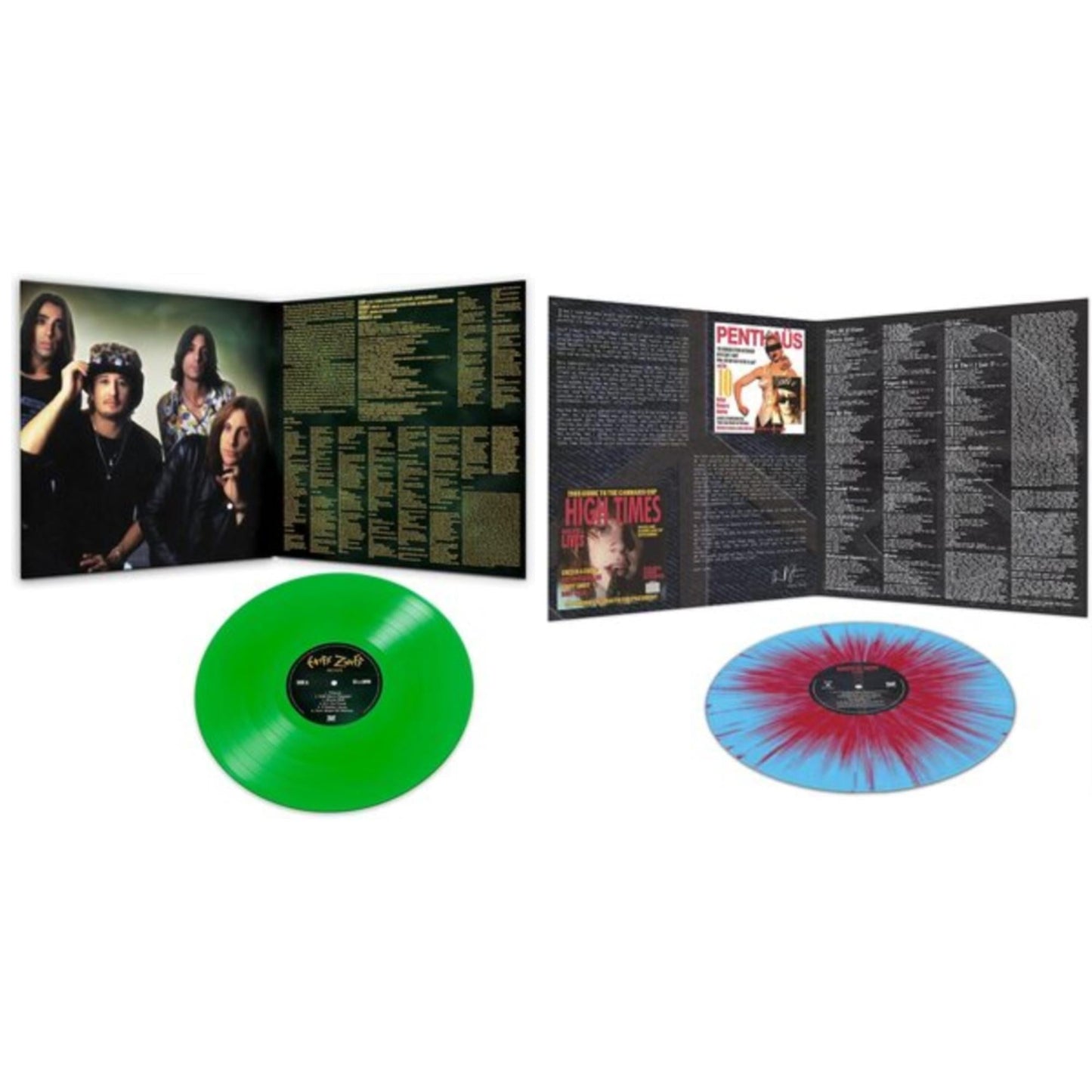 Enuff Z'nuff - 1985 (Blue & Red Starburst LP Vinyl) & Seven (Green LP Vinyl/Reissue)