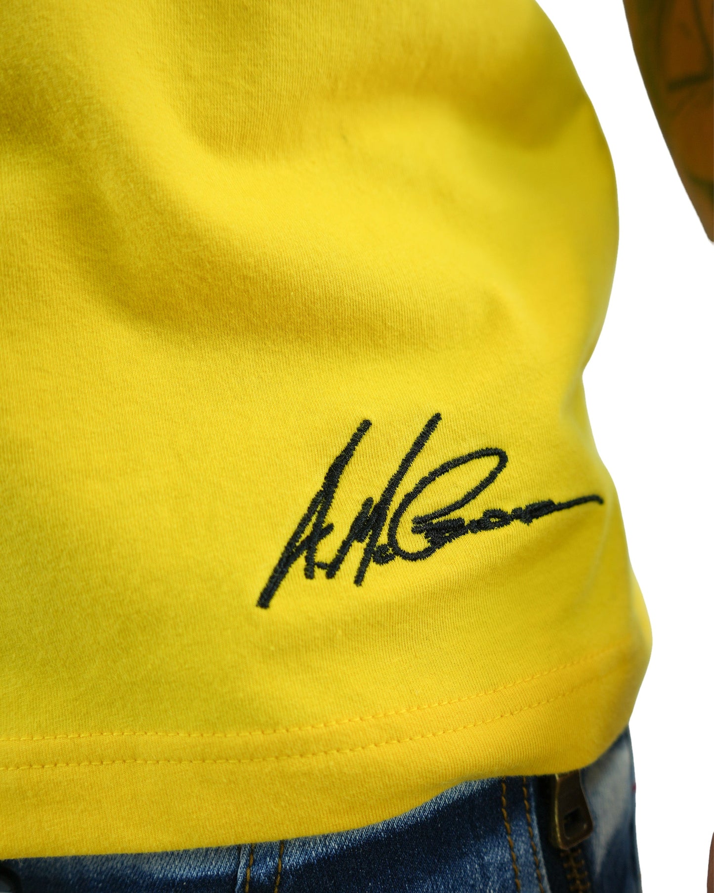 The Boondocks - Colonel Stinkmeaner Yellow Knit Mens T Shirt