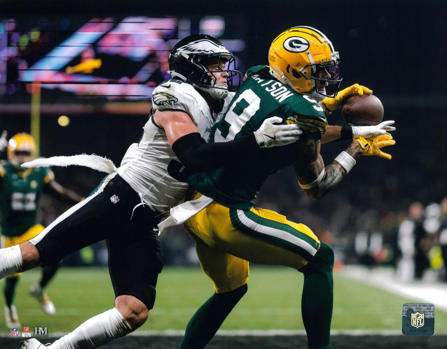 Reed Blankenship Eagles VS Packers 2024-25 Season Action Photo