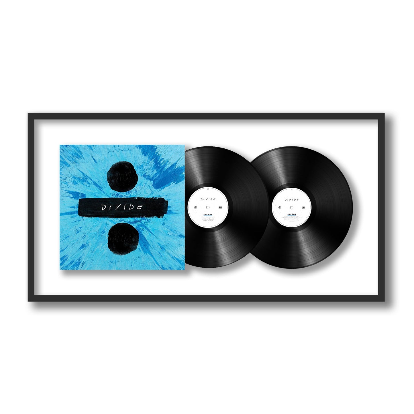 Ed Sheeran Divide Framed Vinyl Record