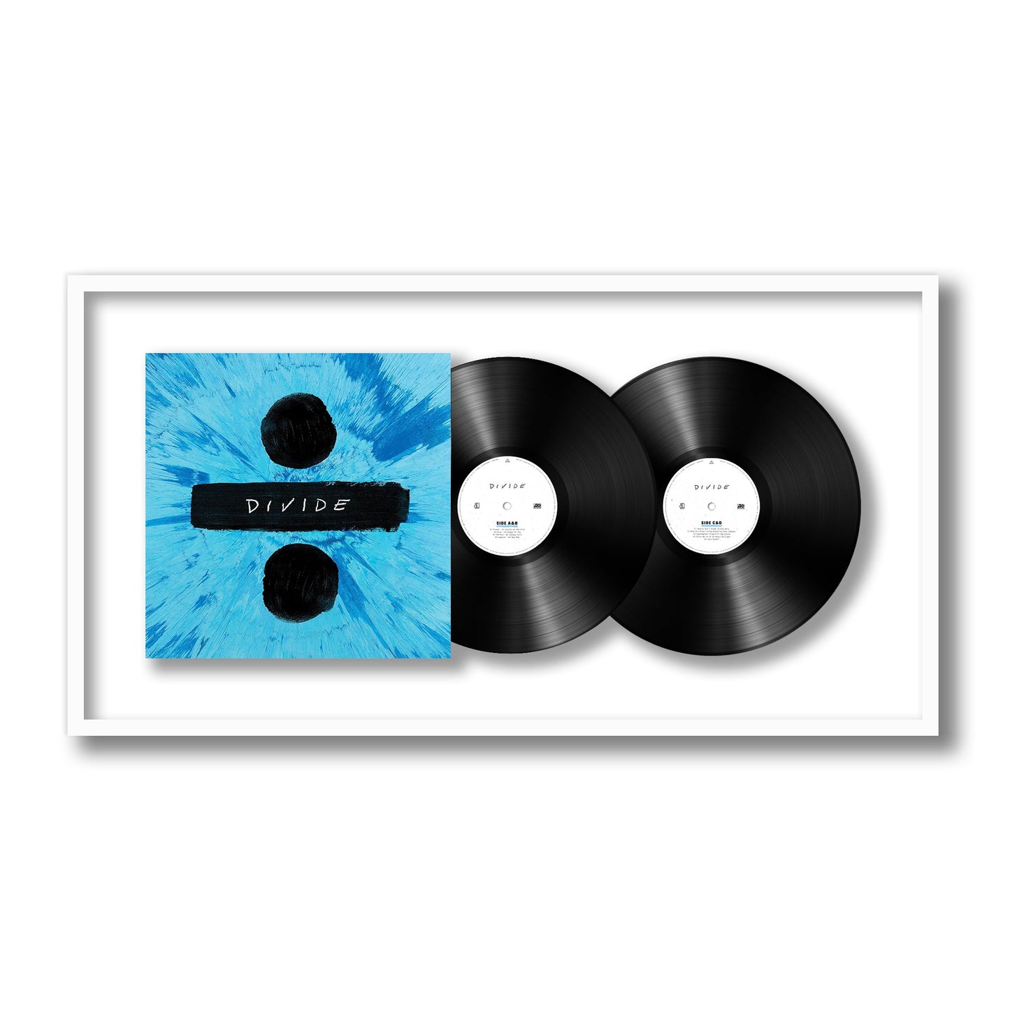 Ed Sheeran Divide Framed Vinyl Record