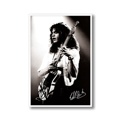 Eddie Van Halen Framed Poster