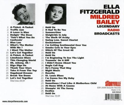 Ella Fitzgerald – Legendary Radio Broadcasts (2-CD)